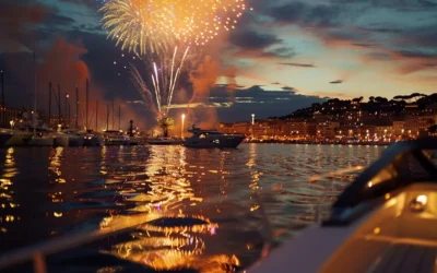 Feux d’artifice Cannes : Vivez une expérience unique depuis la mer